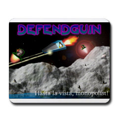 [Defendguin mouse pad]